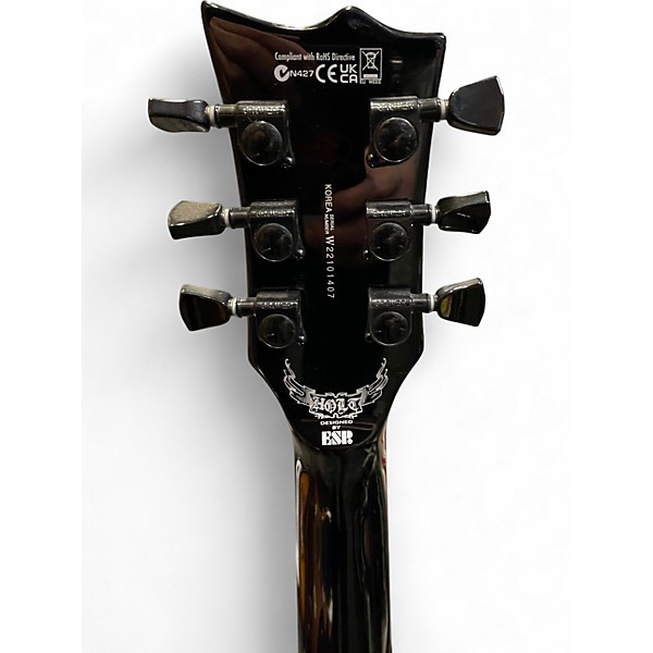 Used ESP LTD GH-600 Gary Holt Signature Black Solid Body Electric Guitar