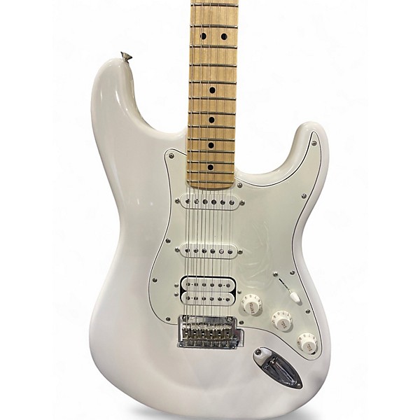 Used Fender Player Stratocaster HSS Polar White Solid Body Electric Guitar