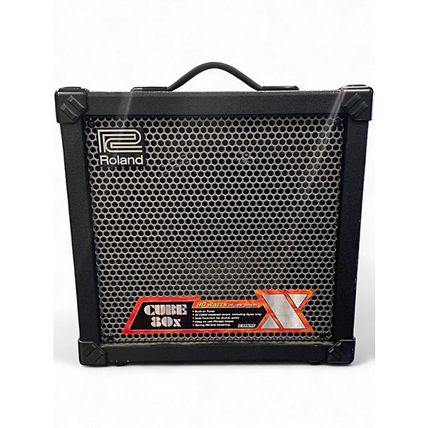 Used Roland Cube 80X 80W 1x12 Guitar Combo Amp