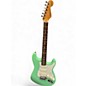 Used Fender Jeff Beck Stratocaster with Lace Sensor Pickups Surf Green Solid Body Electric Guitar thumbnail