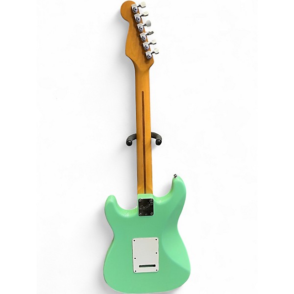 Used Fender Jeff Beck Stratocaster with Lace Sensor Pickups Surf Green Solid Body Electric Guitar