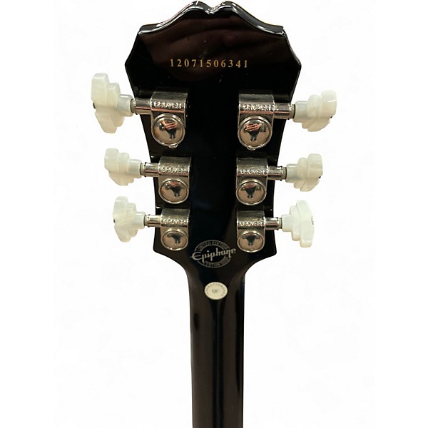 Used Epiphone Les Paul Custom Pro Silverburst Solid Body Electric Guitar