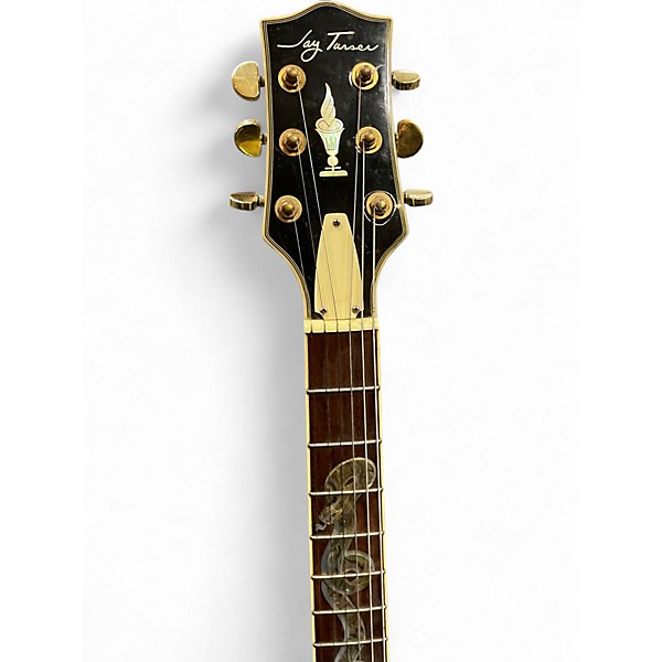 Used Jay Turser Left-Handed Single Cut Style Trans Green Solid Body Electric Guitar