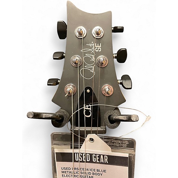 Used PRS CE24 Ice Blue Metallic Solid Body Electric Guitar