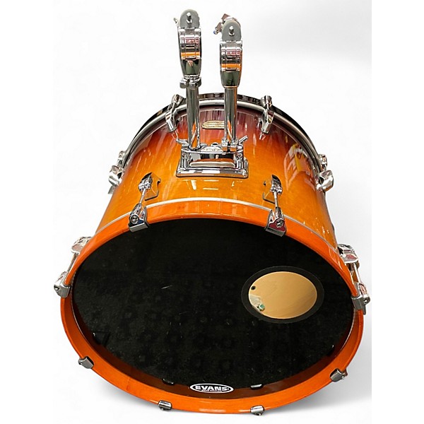 Used Pearl 5 Piece Session Custom 2 Tone Sunburst Drum Kit