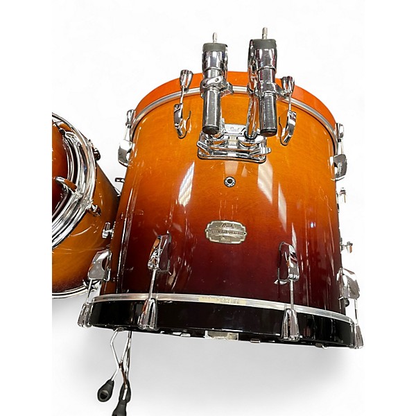Used Pearl 5 Piece Session Custom 2 Tone Sunburst Drum Kit