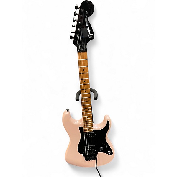Used Squier Contemporary Stratocaster HH Shell Pink Solid Body Electric Guitar