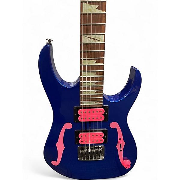 Used Ibanez PGMM11 PAUL GILVERT SIGNATURE MIKRO Jewel Blue Solid Body Electric Guitar