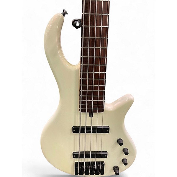 Used Matt Pulcinella Basses LEVEL 5 WHITE Electric Bass Guitar