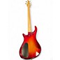 Used Pedulla THUNDERBOLT 5 FRETLESS RED FLAME Electric Bass Guitar