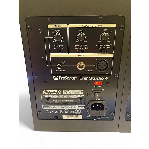 Used PreSonus Eris Studio 4 Pair Powered Monitor