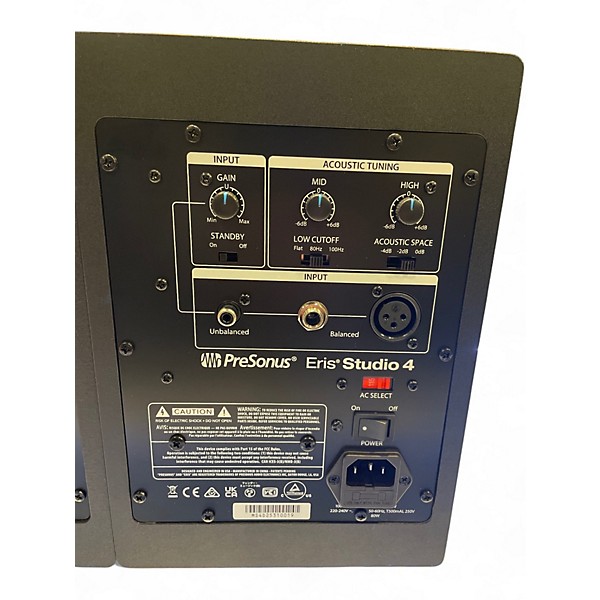 Used PreSonus Eris Studio 4 Pair Powered Monitor