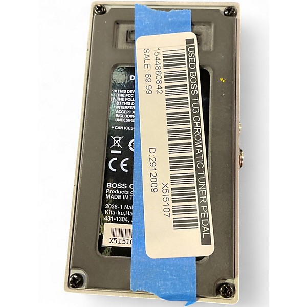 Used BOSS TU3 Chromatic Tuner Pedal