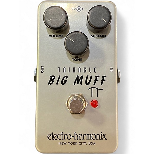 Used Electro-Harmonix Big Muff Triangle Pi Distortion Effect Pedal