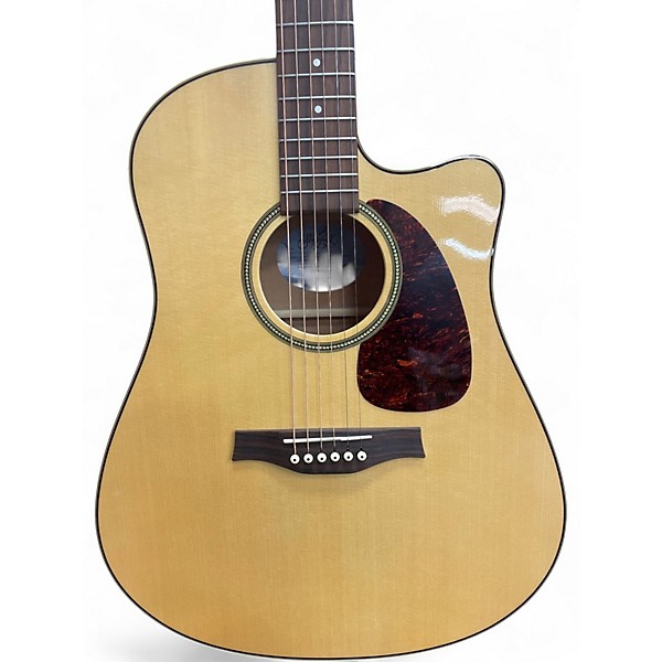 Used Seagull PERFORMER CW FLAME MAPLE QUILT Natural Acoustic Electric Guitar