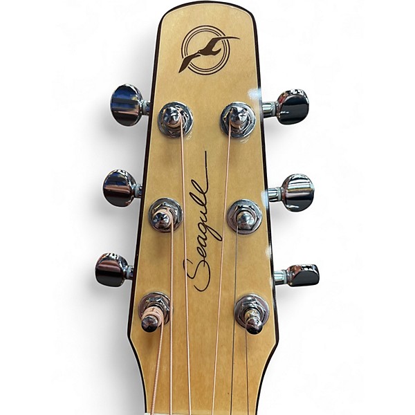 Used Seagull PERFORMER CW FLAME MAPLE QUILT Natural Acoustic Electric Guitar