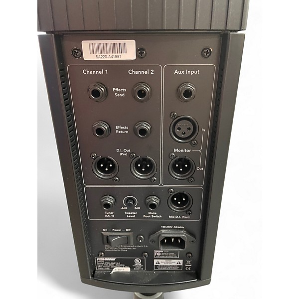 Used Fishman Pro Amp SL1 SA220 220W Acoustic Guitar Combo Amp