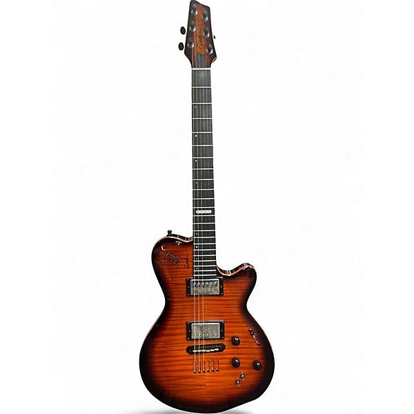 Used Godin LGX-SA COGNAC BURST Solid Body Electric Guitar