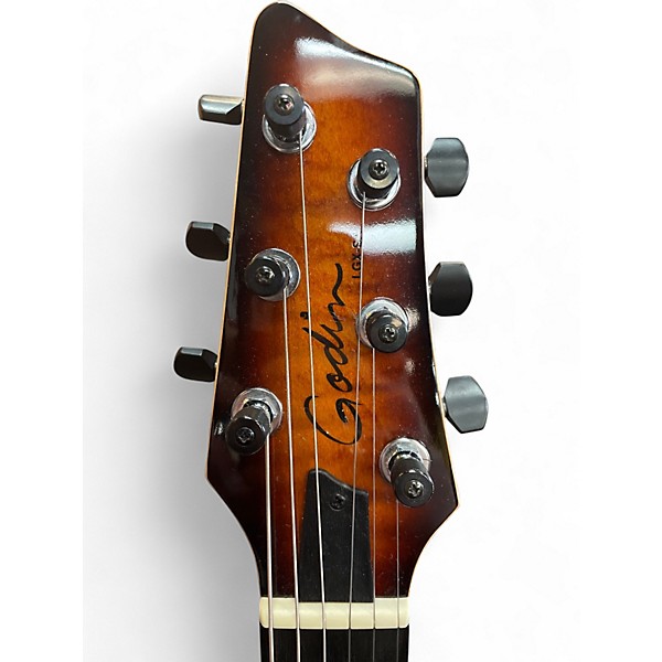 Used Godin LGX-SA COGNAC BURST Solid Body Electric Guitar