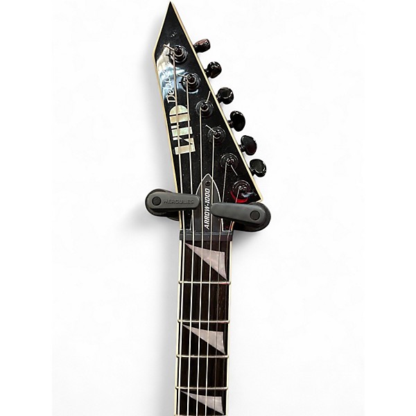 Used 2024 ESP LTD Arrow 1000 Evertune Black Solid Body Electric Guitar