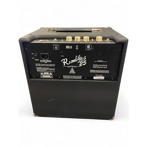 Used Fender Rumble 25 25W 1x8 Bass Combo Amp