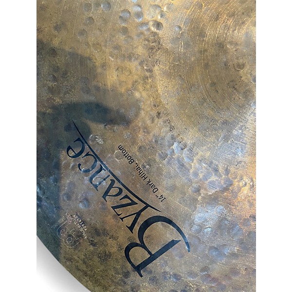 Used MEINL 14in Byzance Dark Hi Hat Pair Cymbal