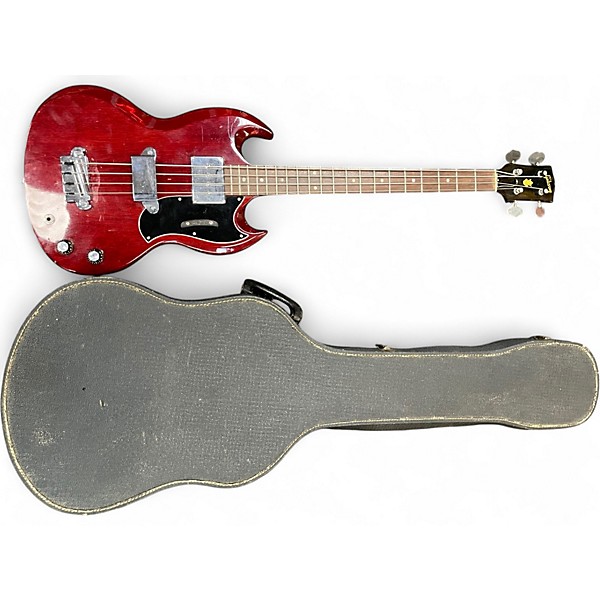 Vintage 1966 Gibson EB0 Cherry Electric Bass Guitar