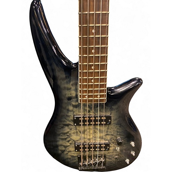 Used Jackson Spectra Bass JS3QV Alien Burst Electric Bass Guitar