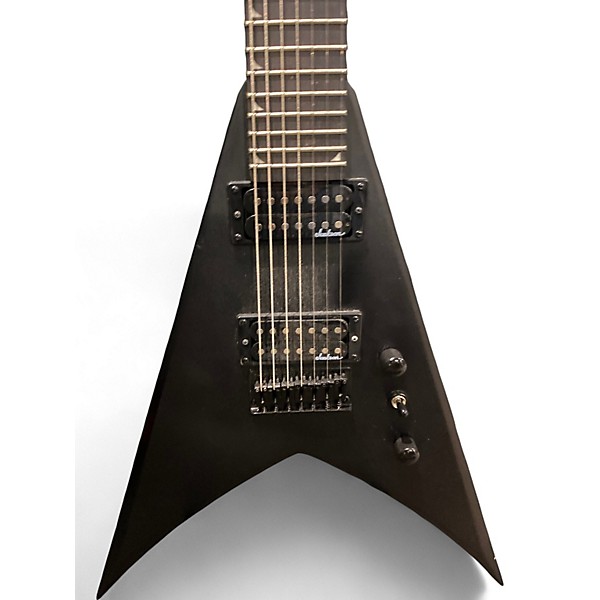 Used Jackson JS22 7 KV Black Solid Body Electric Guitar
