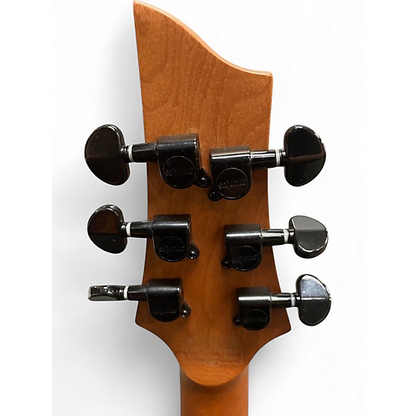 Used Schecter Guitar Research C1 Standard Blood Burst Solid Body Electric Guitar