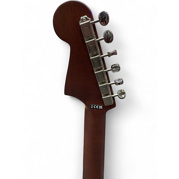 Used Fender Newporter Player Blue Acoustic Electric Guitar