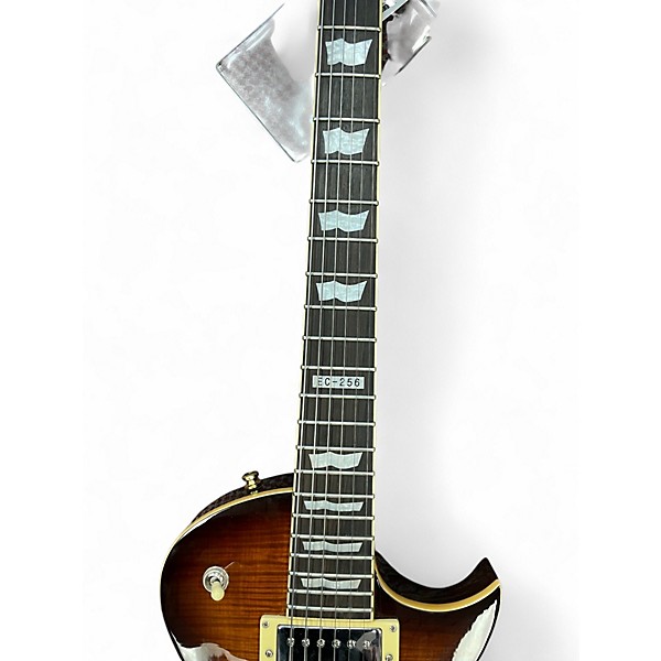 Used ESP LTD EC256 dark brown sunburst Solid Body Electric Guitar