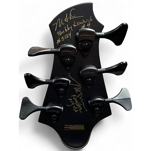 Used 2018 MTD 635-24 .787 Spacing Bubby Lewis Super 6 #4 Flat Black Electric Bass Guitar