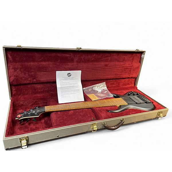 Used 2018 MTD 635-24 .787 Spacing Bubby Lewis Super 6 #4 Flat Black Electric Bass Guitar