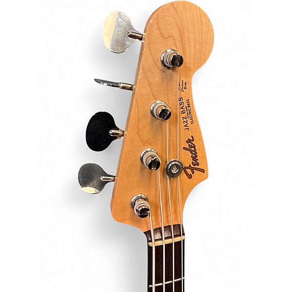 Used 2015 Fender Limited Edition JBR62 Jazz Bass 3 Tone Sunburst Electric Bass Guitar