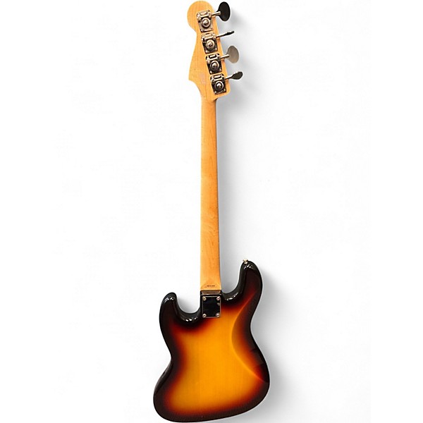 Used 2015 Fender Limited Edition JBR62 Jazz Bass 3 Tone Sunburst Electric Bass Guitar