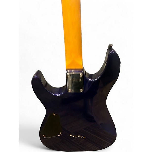 Used Schecter Guitar Research Omen 6 Blue Solid Body Electric Guitar