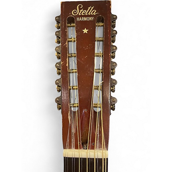 Vintage 1967 Stella H912 SUNBURST 12 String Acoustic Guitar