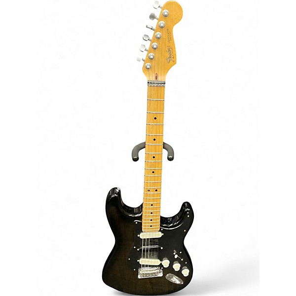 Vintage 1990 Fender STRATOCASTER PLUS BLACK Solid Body Electric Guitar