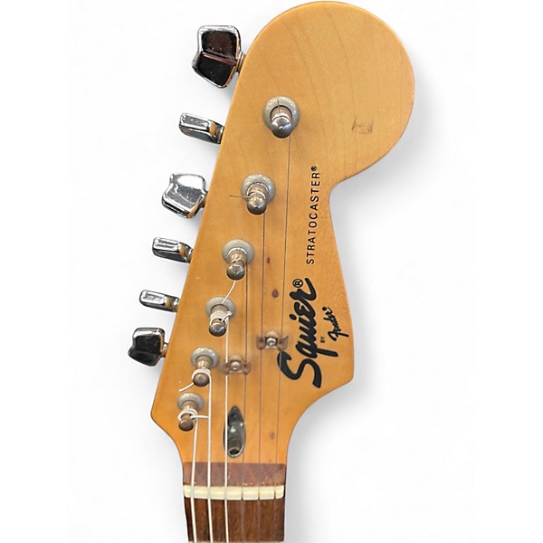 Used Squier Standard Stratocaster 2 Color Sunburst Solid Body Electric Guitar