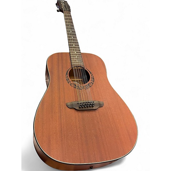 Used Luna Gypsy D12 Mahogany 12 String Acoustic Guitar