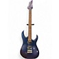 Used Ibanez GRG121SP Blue Metal Chameleon Solid Body Electric Guitar thumbnail
