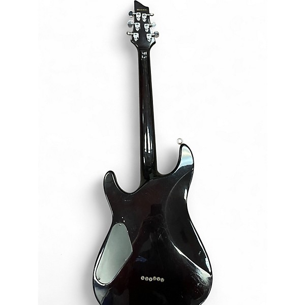 Used Schecter Guitar Research C1 Plus FLAMED MAPLE TOP Solid Body Electric Guitar