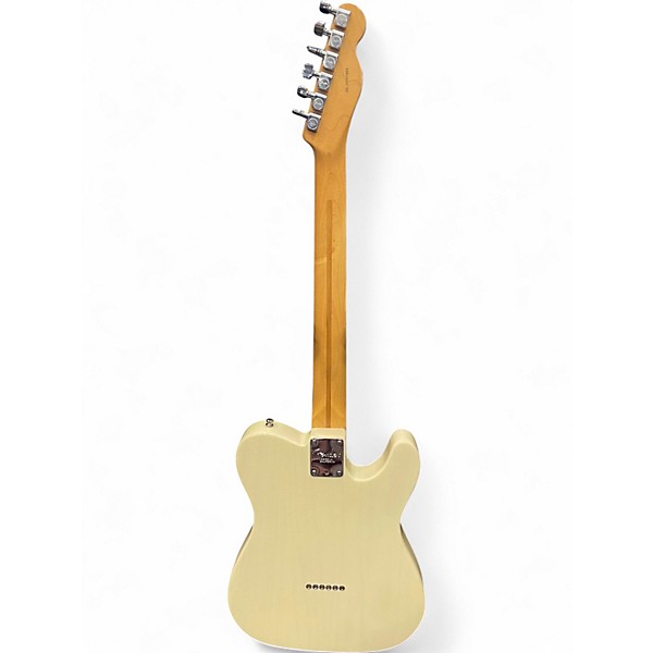 Used 2001 Fender American Standard Telecaster Left Handed White Solid Body Electric Guitar
