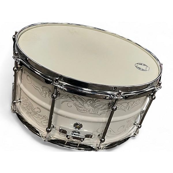 Used Ludwig 14in corey miller snare custom tattoo Drum