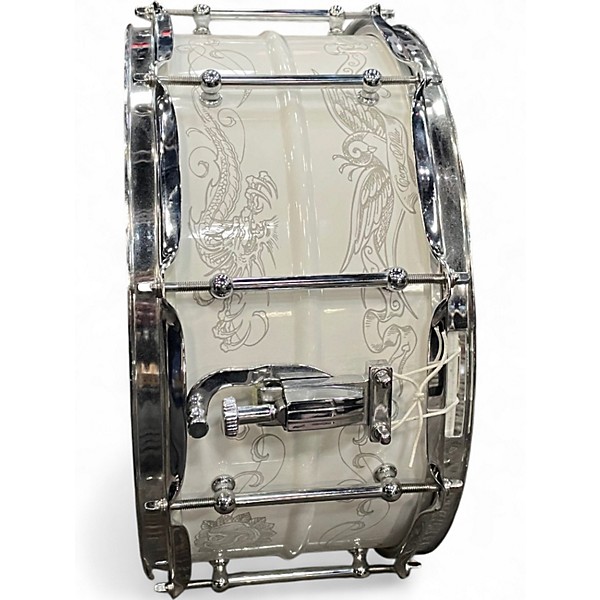Used Ludwig 14in corey miller snare custom tattoo Drum