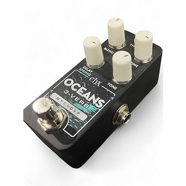 Used Electro-Harmonix Oceans 3  Reverb Effect Pedal