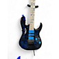 Used Ibanez JEM77P Steve Vai Signature Blue Floral Pattern Solid Body Electric Guitar