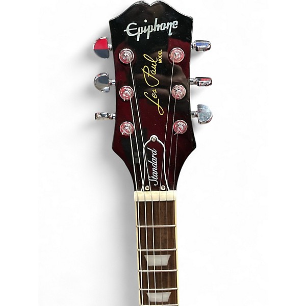 Used Epiphone Les Paul Standard Black Solid Body Electric Guitar