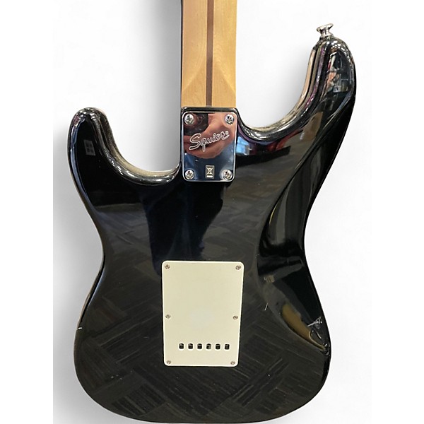 Used Squier Affinity Stratocaster Black Solid Body Electric Guitar